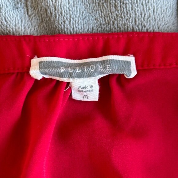 Bright Red Blouse - Picture 2 of 2